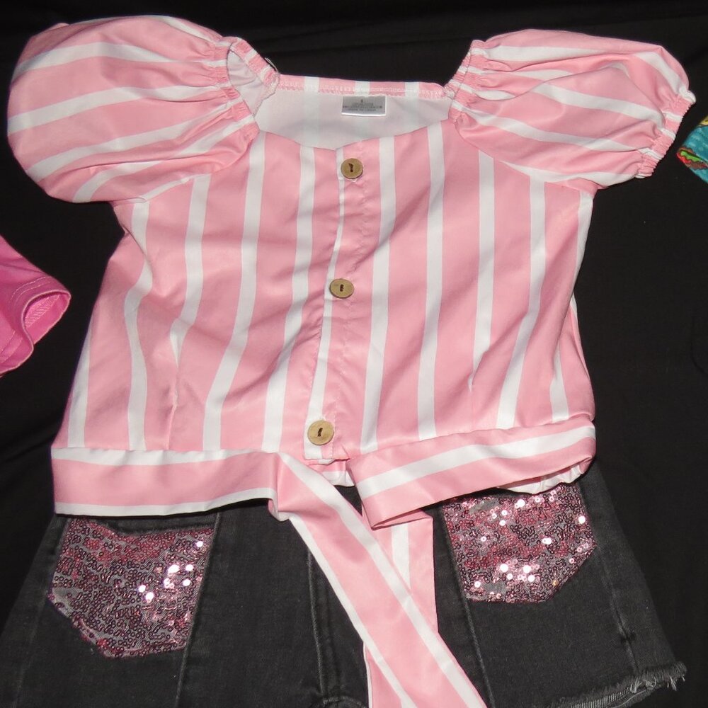 SPARKLE IN PINK / MATCHING PINK OUTFIT / SIZE L 5T